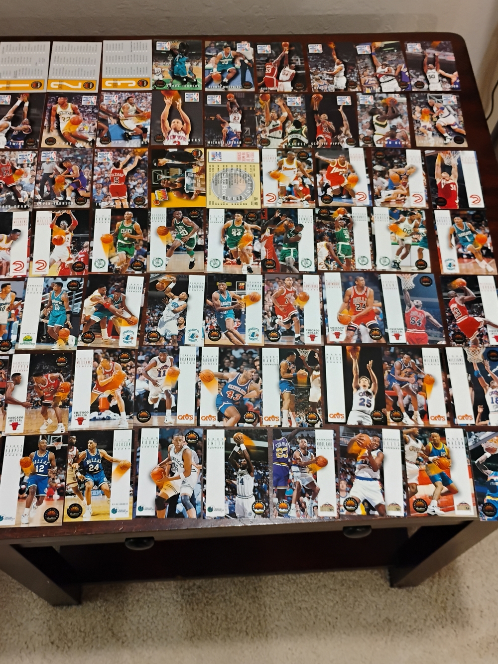 Basketball Trading Card Collection - Multi-Color Assortment